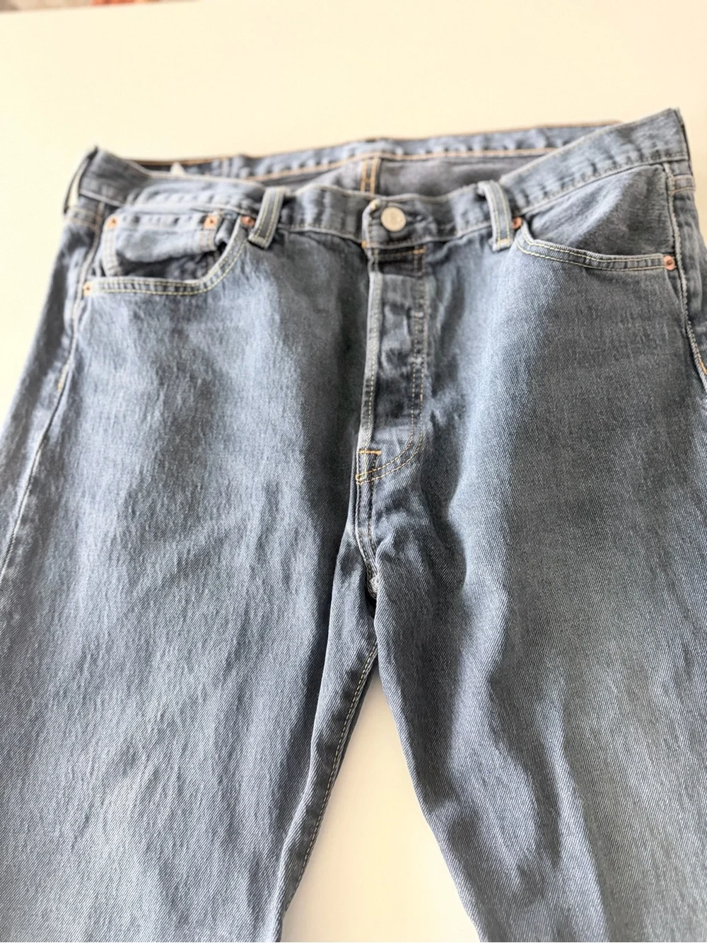 Levi's Men's Blue Denim Jeans 501